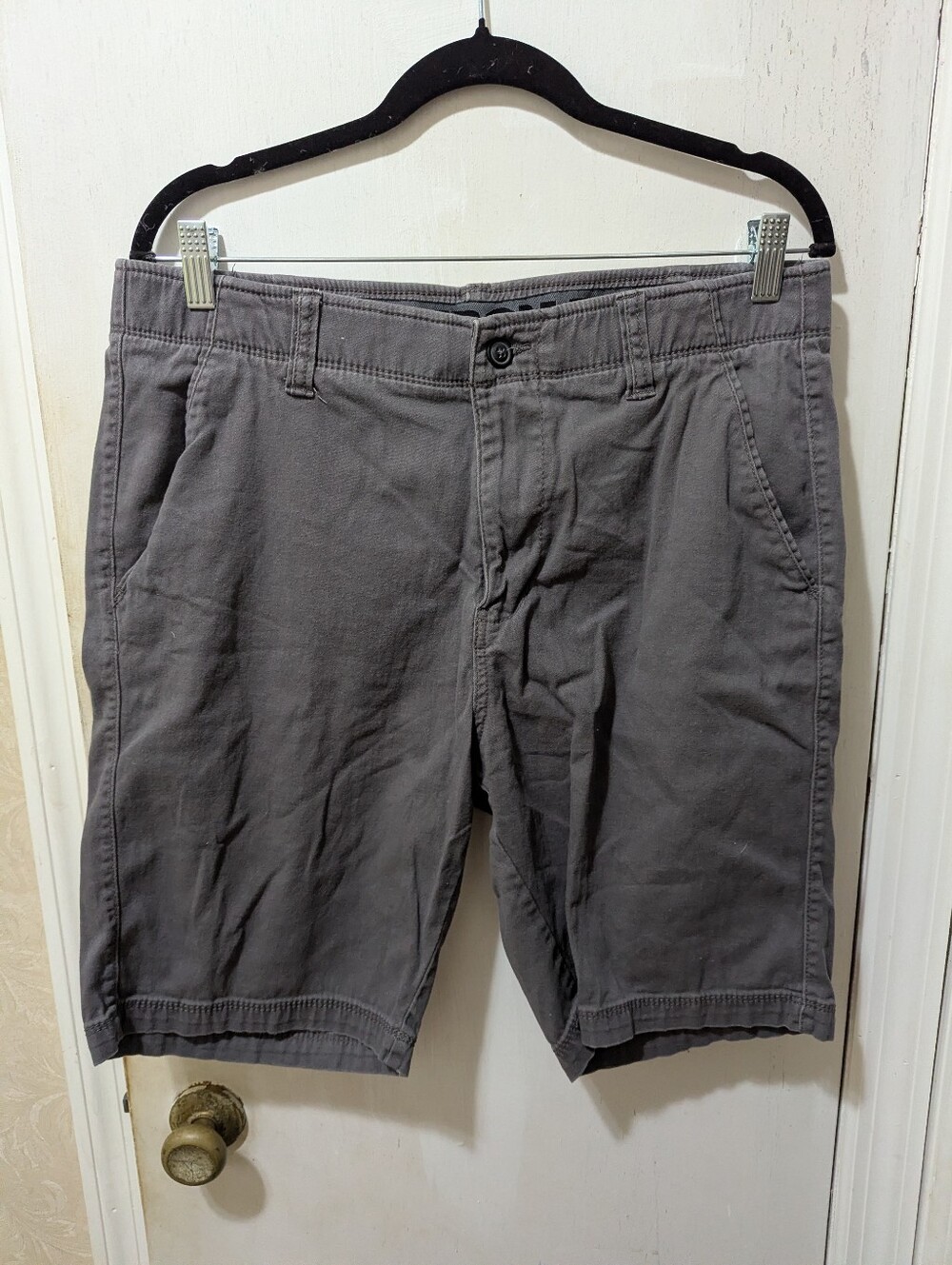 Iron Flex Men's Casual Gray Shorts, Size 34